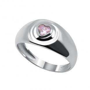Серебряное кольцо<br> 012022073O, куб.цирконий