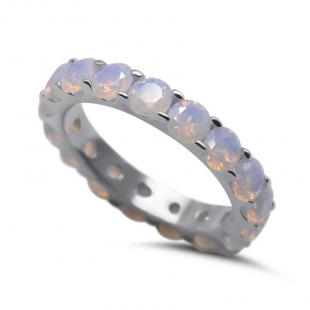 Серебряное кольцо<br> 012022818O-CB11, куб.цирконий
