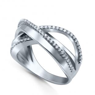 Серебряное кольцо<br> 01XFR00087A-198, куб.цирконий