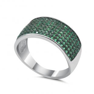 Серебряное кольцо<br> 2111329073E, куб.цирконий