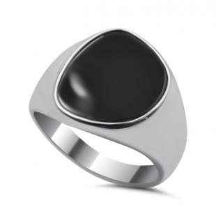 Серебряное кольцо<br> 212237114B, оникс