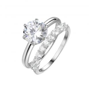 Кольцо<br> 0120901112A, куб.цирконий