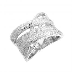 Кольцо<br> 0120911051A, куб.цирконий