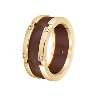 Кольцо<br> 01209110532PGP-P, керамика, куб.цирконий