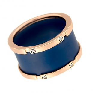 Кольцо<br> 0120911053PGP-C-M, керамика матовая, куб.цирконий