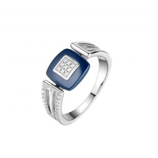 Кольцо<br> 0120911374C, керамика, куб.цирконий