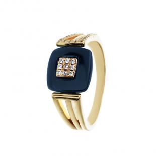 Кольцо<br> 0120911374PGP-C, керамика, куб.цирконий