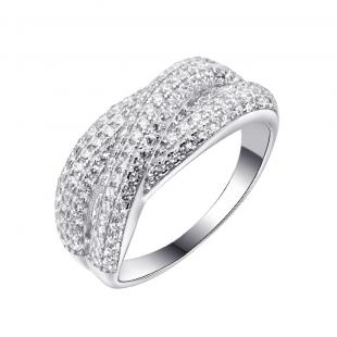 Кольцо<br> 0120911448A, куб.цирконий