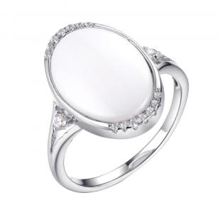 Кольцо<br> 0120911486A, керамика, куб.цирконий