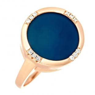 Кольцо<br> 0120911489PGP-C-M, керамика матовая, куб.цирконий