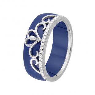 Кольцо<br> 0120911722C, керамика, куб.цирконий