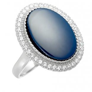 Кольцо<br> 0120911857C, керамика, куб.цирконий