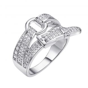 Кольцо<br> 0120911954A, куб.цирконий