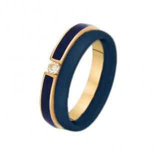 Кольцо<br> 0120912146GP-C, керамика, куб.цирконий, эмаль