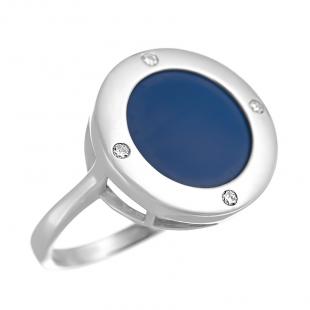 Кольцо<br> 0120912177C-M, керамика матовая, куб.цирконий