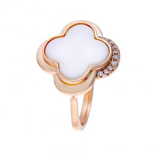 Кольцо<br> 0120912183PGP-A, керамика, куб.цирконий