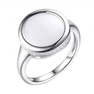 Кольцо<br> 0120912281A, керамика, куб.цирконий
