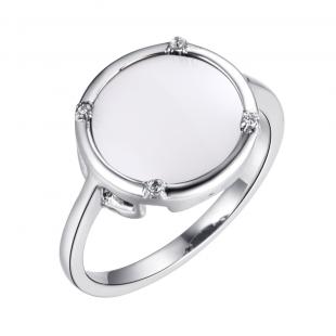 Кольцо<br> 0120912496A, керамика, куб.цирконий