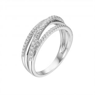 Кольцо<br> 0120912751A, куб.цирконий