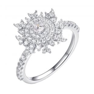 Кольцо<br> 0120913025A, куб.цирконий