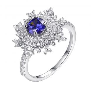 Кольцо<br> 0120913027CT, куб.цирконий