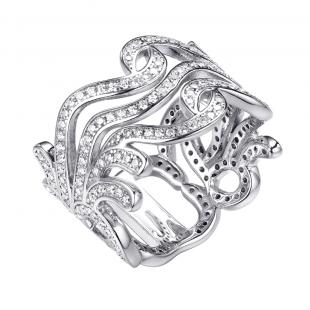 Кольцо<br> 0120913042A, куб.цирконий