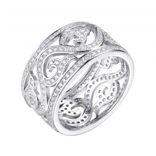 Кольцо<br> 0120913044A, куб.цирконий