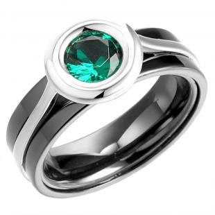 Кольцо<br> 0120913487224B-E, шпинель синт., керамика