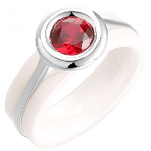 Кольцо<br> 01209134879A-D, корунд (руб.) синт., керамика