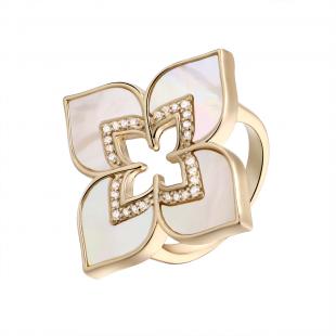 Кольцо<br> 0120914003GP-A, куб.цирконий, перламутр