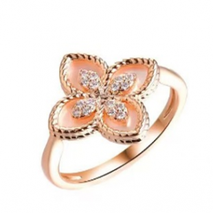 Кольцо<br> 0120914005PGP, перламутр, куб.цирконий