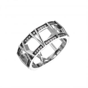 Кольцо<br> 0120914007A, куб.цирконий