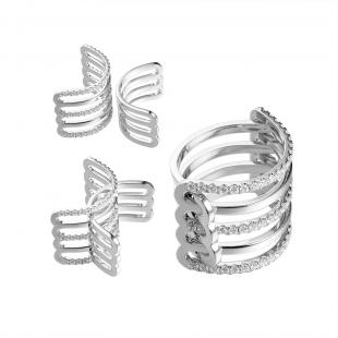 Кольцо<br> 0120916397A, куб.цирконий