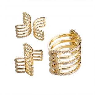 Кольцо<br> 0120916397GP, куб.цирконий