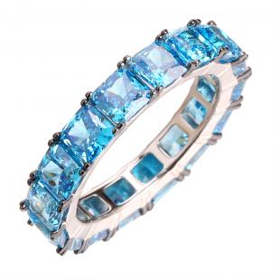 Кольцо<br> 0120916834N-2, куб.цирконий