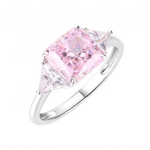 Кольцо<br> 0120916835O, ситалл, куб.цирконий