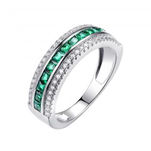 Кольцо<br> 0120925806E, нанокристалл, куб.цирконий