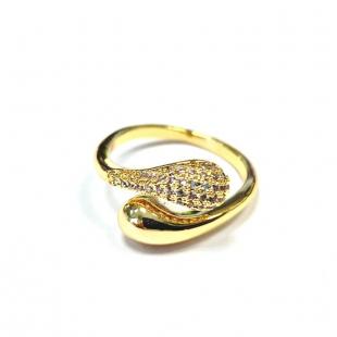 Кольцо<br> 012211391GP-A, куб.цирконий