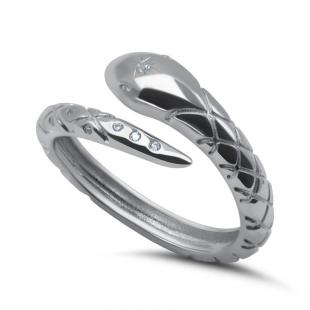 Серебряное кольцо<br> 012231224A, куб.цирконий
