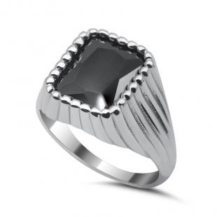 Серебряное кольцо<br> 012231432B, куб.цирконий