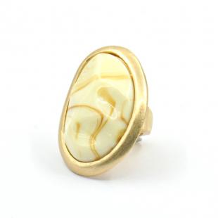 Кольцо<br> 012351135GP, оникс мраморный