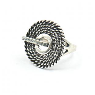 Кольцо<br> 01238923128A, куб.цирконий