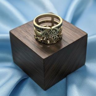 Кольцо<br> 012421117GP-M, куб.цирконий