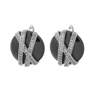Серьги<br> 0220911292AB, керамика, куб.цирконий