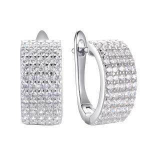 Серьги<br> 0220911411A, куб.цирконий