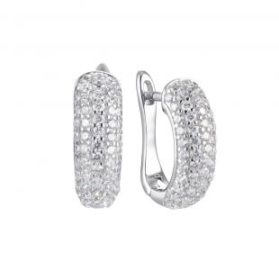 Серьги<br> 0220911412A, куб.цирконий
