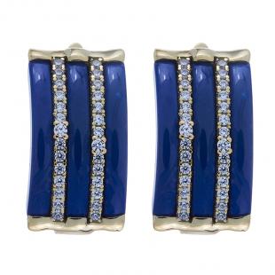 Серьги<br> 0220911513GP, керамика, куб.цирконий