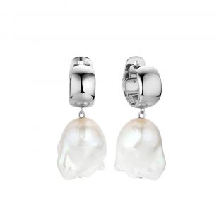 Серьги<br> 0220911558A, жемчуг "барокко" (культ.)