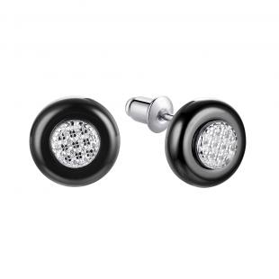 Серьги<br> 0220911704AB, керамика, куб.цирконий