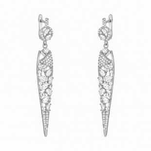 Серьги<br> 0220911737A, куб.цирконий